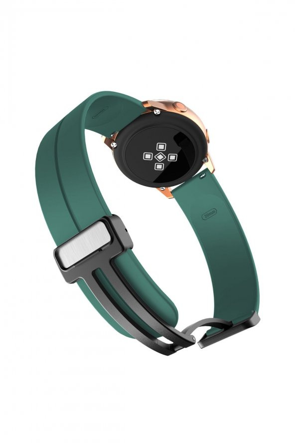 Huawei Watch Gt3 42mm Uyumlu Kordon Magnetic Klipsli Premium Kayış