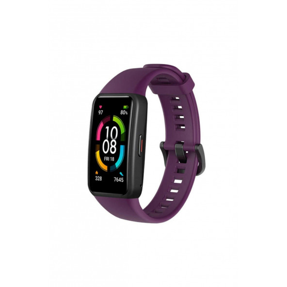 Huawei Honor Band 6 Ile Uyumlu Tokalı Açık Pembe Silikon Kordon Kayış (saat Değildir) - 2