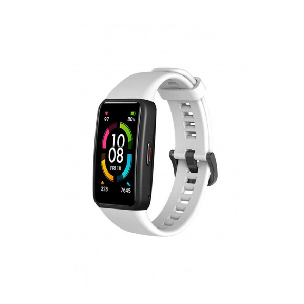 Huawei Honor Band 6 Ile Uyumlu Tokalı Açık Pembe Silikon Kordon Kayış (saat Değildir) - 6