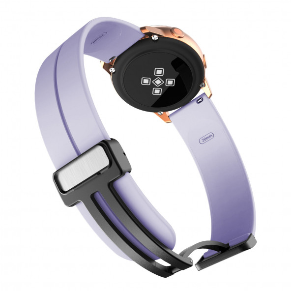 Amazfit BİP-BİPU-BİPS-BİP LİTE-BİPUPRO-BİP3-BİP3PRO Uyumlu Kordon Magnetic Klipsli Premium Kayış - 3