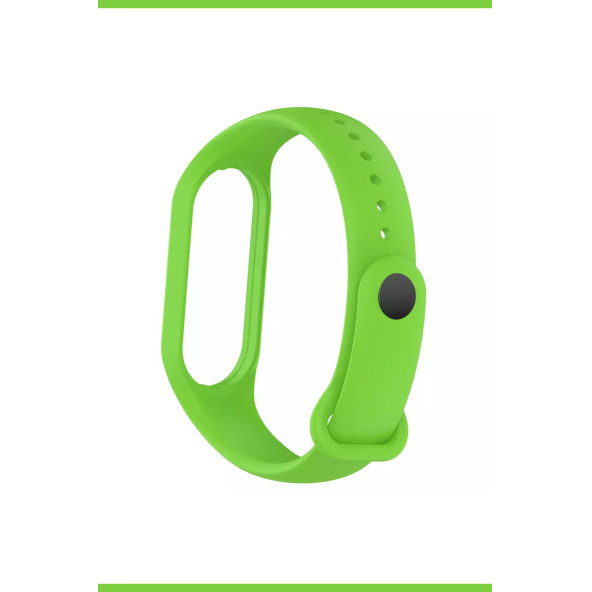 Mi Band 5 - 6 - 7 Akıllı Bileklik Uyumlu Kordon Yüksek Kaliteli Silikon Kayış - 3