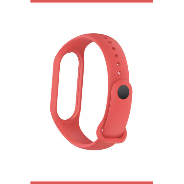 Mi Band 5 - 6 - 7 Akıllı Bileklik Uyumlu Kordon Yüksek Kaliteli Silikon Kayış - 4