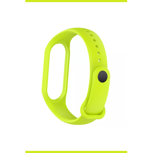 Mi Band 5 - 6 - 7 Akıllı Bileklik Uyumlu Kordon Yüksek Kaliteli Silikon Kayış - 6