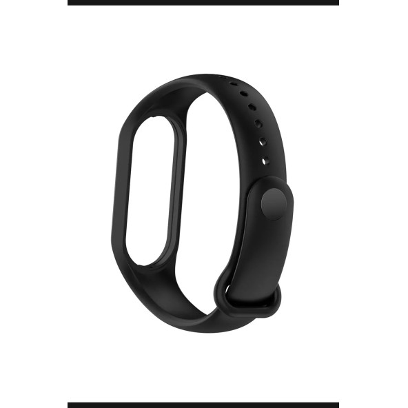 Mi Band 5 - 6 - 7 Akıllı Bileklik Uyumlu Kordon Yüksek Kaliteli Silikon Kayış - 8
