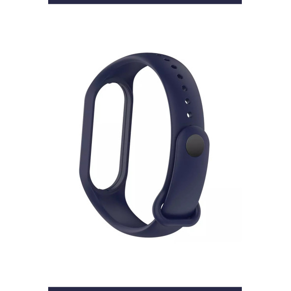 Mi Band 5 - 6 - 7 Akıllı Bileklik Uyumlu Kordon Yüksek Kaliteli Silikon Kayış - 9