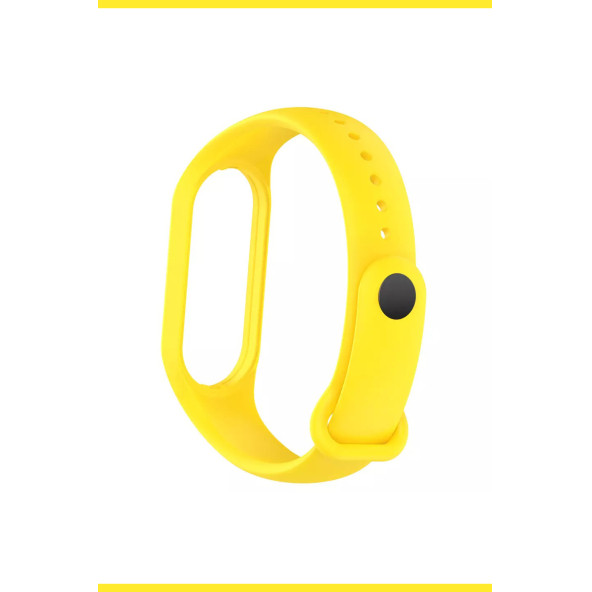 Mi Band 5 - 6 - 7 Akıllı Bileklik Uyumlu Kordon Yüksek Kaliteli Silikon Kayış - 10