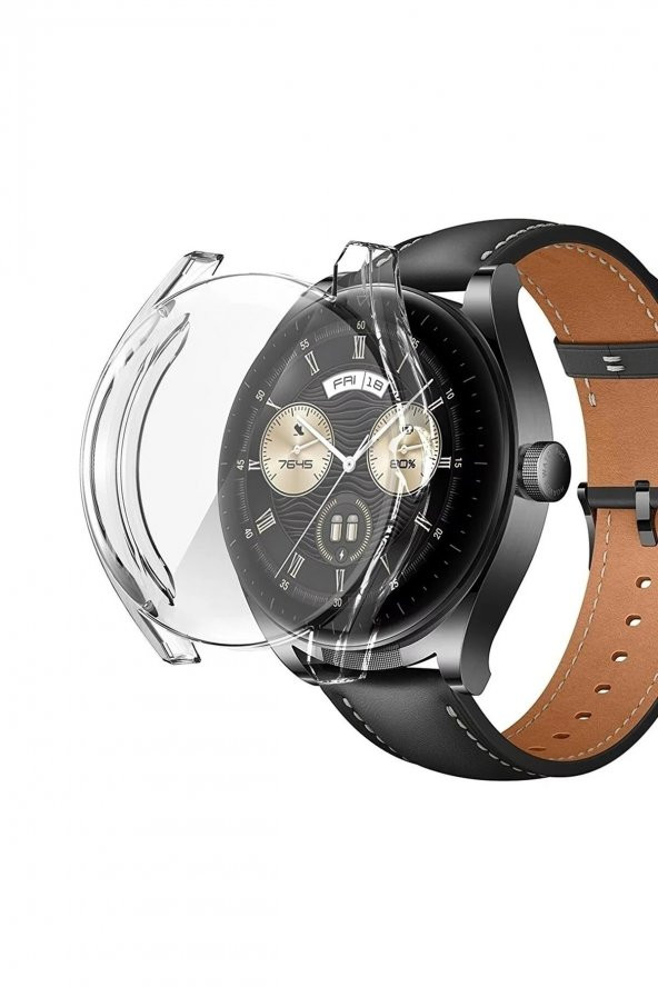 Samsung Galaxy Watch Buds Uyumlu Kasa Ve Ekran Koruyucu 360 Tam Koruma Silikon Kılıf