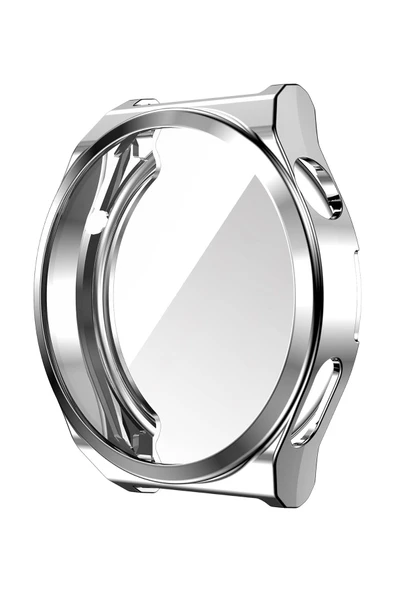 Huawei Watch Gt3 Pro 46mm Uyumlu Kasa Ve Ekran Koruyucu 360 Tam Koruma Silikon Kılıf - 4