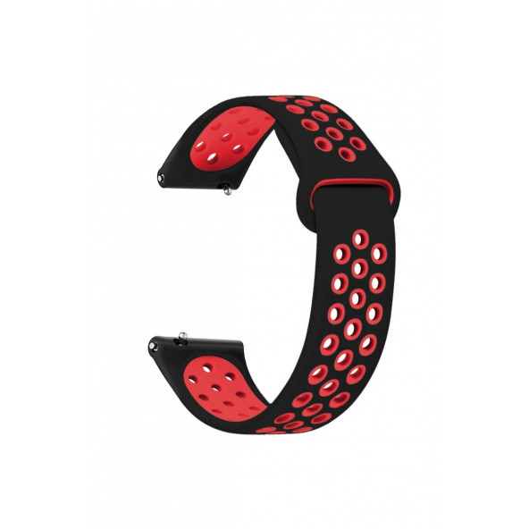 Huawei Watch Gt3 46mm Uyumlu Yumuşak Dokulu Nike Style Delikli Desenli Silikon Kordon Kayış - 9