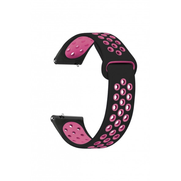 Samsung Gear S3 Frontier Uyumlu Yumuşak Dokulu Nike Style Delikli Desenli Silikon Kordon Kayış - 12