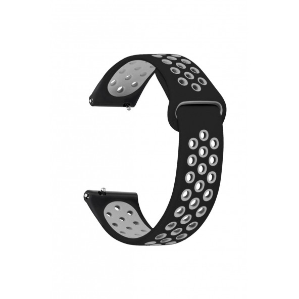 Honor Magic Watch 2 46mm Uyumlu Yumuşak Dokulu Nike Style Delikli Desenli Silikon Kordon Kayış - 5