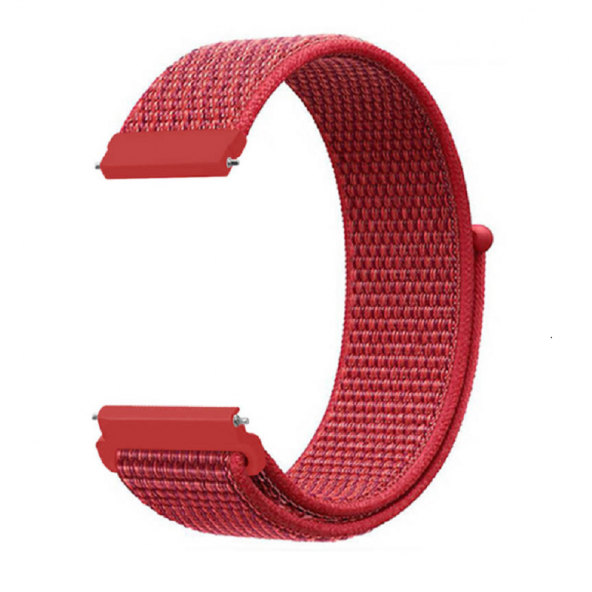 Samsung Gear Sport Sm-r600 Uyumlu Spor Kumaş Desenli Cırt Cırtlı Kordon Kayış - 3