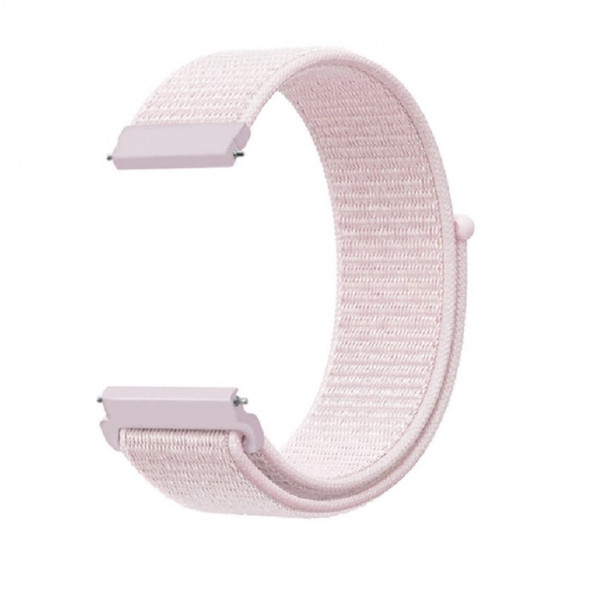 Samsung Gear Sport Sm-r600 Uyumlu Spor Kumaş Desenli Cırt Cırtlı Kordon Kayış - 5