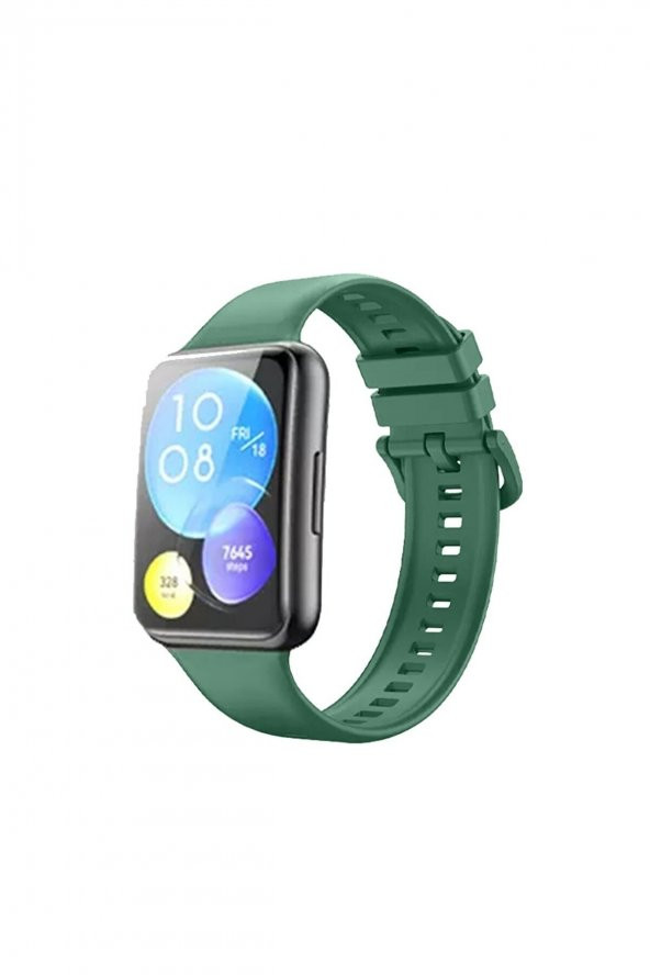 Huawei Watch Fit 2 Akıllı Saat Uyumlu Spor Jel Silikon Kordon Kayış - 2