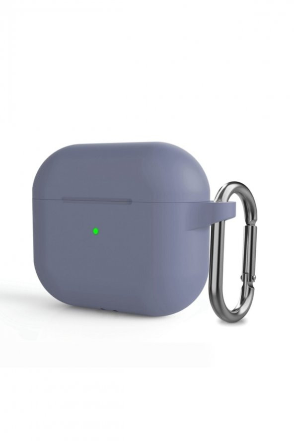 Airpods 3. Nesil Ile Uyumlu Soft Renk Darbe Emici Çengelli Silikon Kılıf