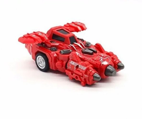 Sürtmeli Roket Atan Kırmızı Uzay Korsanı Araba