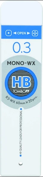 Tombow Mono WX 0.3mm HB 20'li Min (Uç) ürün görseli 1