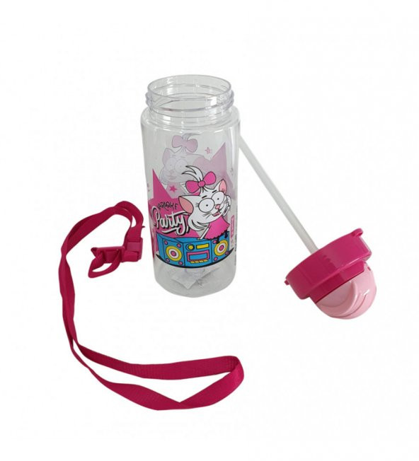 Kral Şakir Desenli Pipetli Tritan Matara 500 cc HK2737 - 4