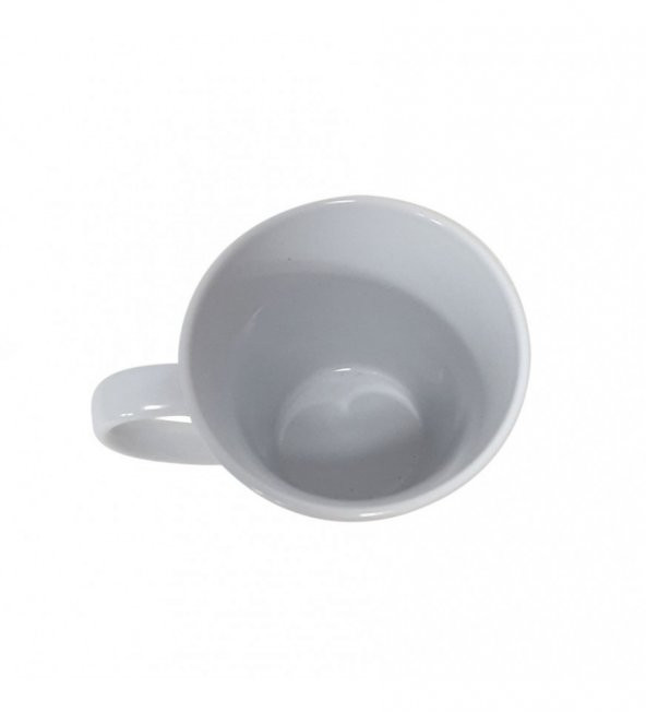 Kişiye Özel Rahat Kedi Temalı Porselen Konik Beyaz Kupa HK2728 - Resim 3