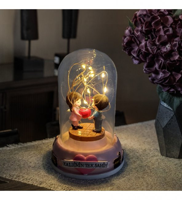 Kalbimin Tek Sahibi Işıklı Küre HK2715 - Resim 2