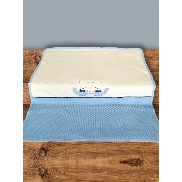 Bebek Giyim Hastane Çıkışı Kıyafetleri Doğum Hediyesi Yeni Doğan Bebek Tulum Battaniye Zıbın Seti - 3