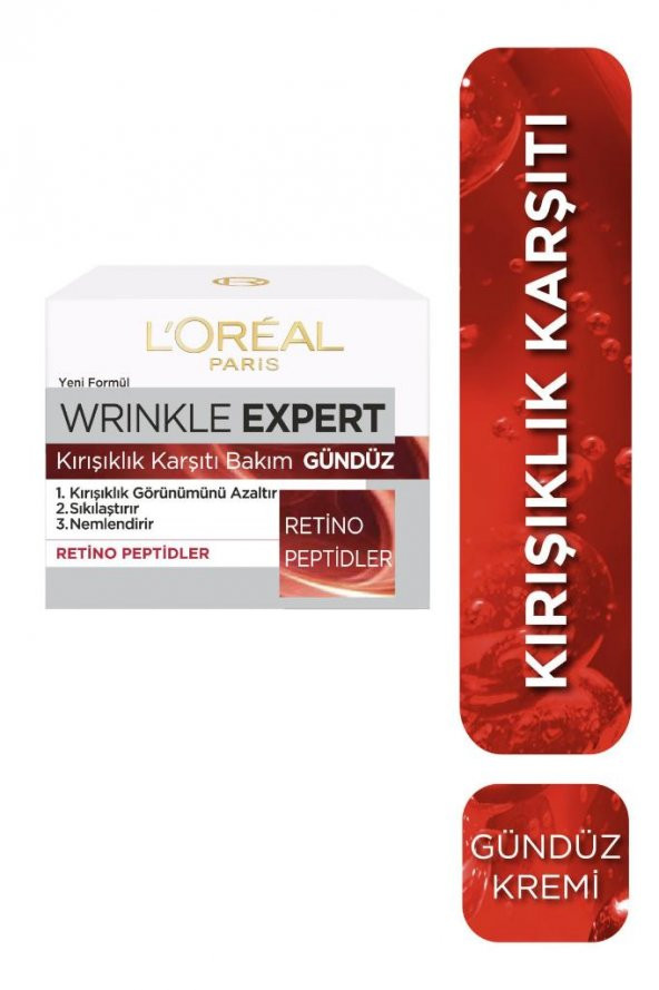 Loreal Paris Wrinkle Expert Kırışıklık Karşıtı Sıkılaştırıcı Gündüz Kremi 50 ml