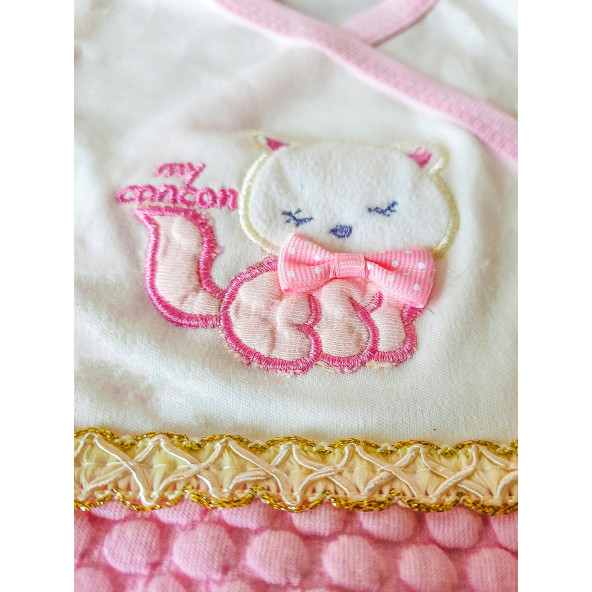 Hastane Çıkışı Bebek Takımı Bebek Battaniye Tulum Zıbın 10 Lu Giyim Seti - 4