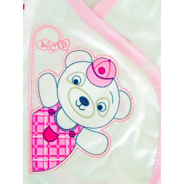 Hastane Çıkışı Kız Bebek Kıyafeti Yeni Doğan Bebek Hediyesi 10 Parça Bebek Tulum Battaniye Giyim Set - 3