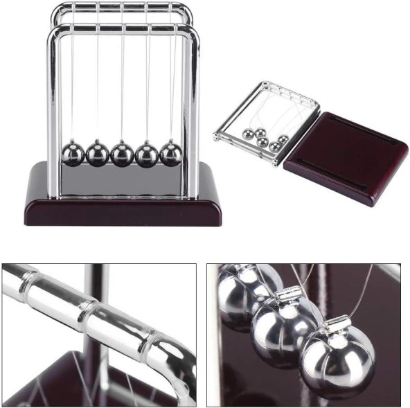 Newton Beşiği Denge Balans Topları 13 cm - 3