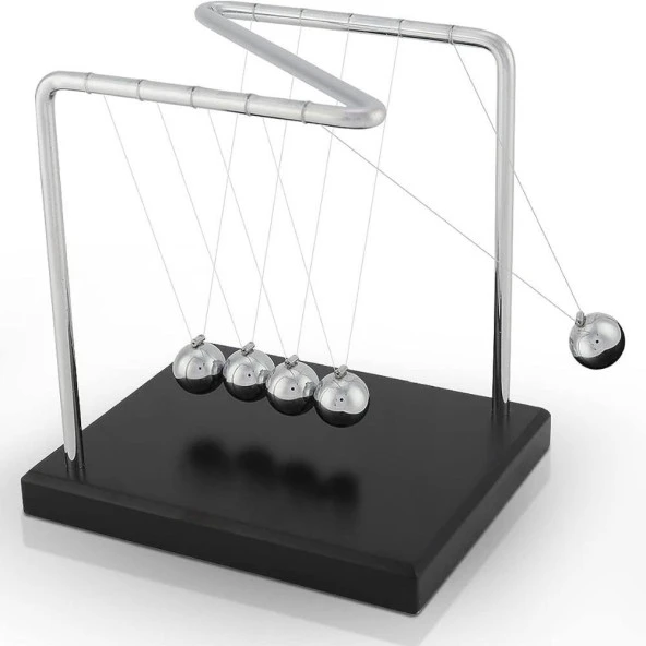 Newton Beşiği Denge Balans Topları Z Stant 14 cm - 2