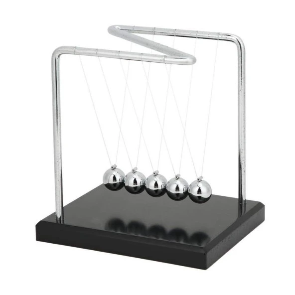 Newton Beşiği Denge Balans Topları Z Stant 14 cm - 6