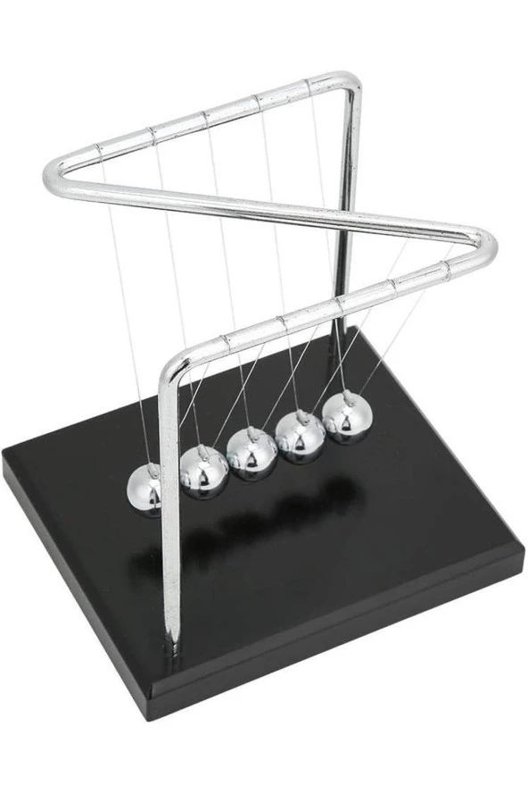 Newton Beşiği Denge Balans Topları Z Stant 14 cm - Resim 7