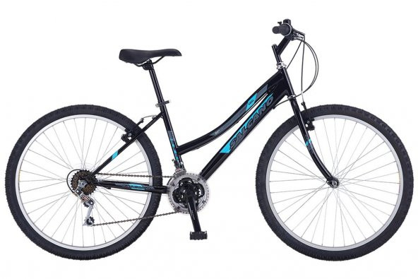 Salcano Excel Lady V 24" Jant 21 Vites Bayan Dağ Bisikleti Siyah Turkuaz ürün görseli