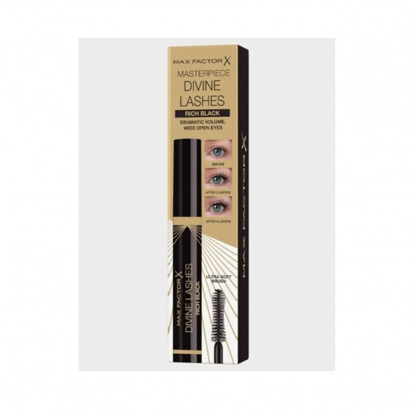 Max Factor Divine Lashes Mascara 001 Rich Black - 3