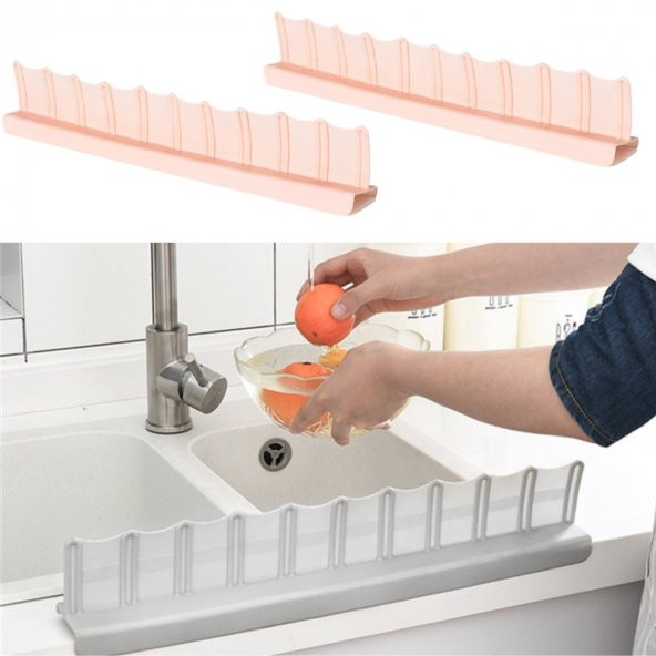 Vantuzlu Kauçuk Sıvı Su Sızdırmaz İzalasyon Mutfak Banyo Duş Bariyeri Lavabo Kenar Tutucu Set (579)