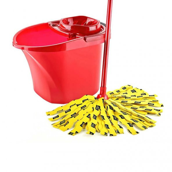 Titiz Practical Sıkma Aparatlı Temizlik Kovası - 15 lt. - Kırmızı - 2