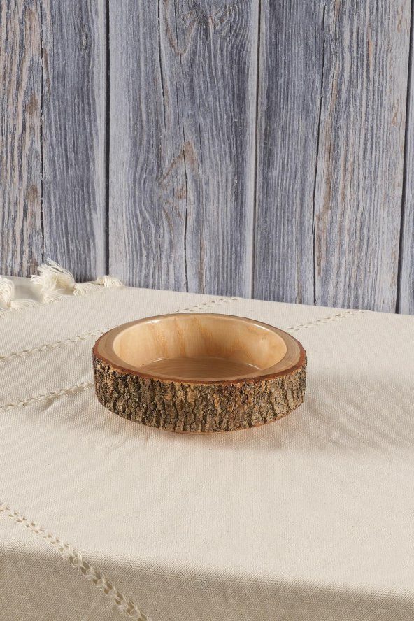 Ahşap Çerezlik Ve Doğal Ahşap Çerez Kasesi - 3