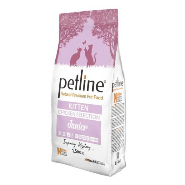 Petline Super Premium Yavru Kedi Maması Kitten Tavuklu 1.5 Kg (Junior) ürün görseli 1