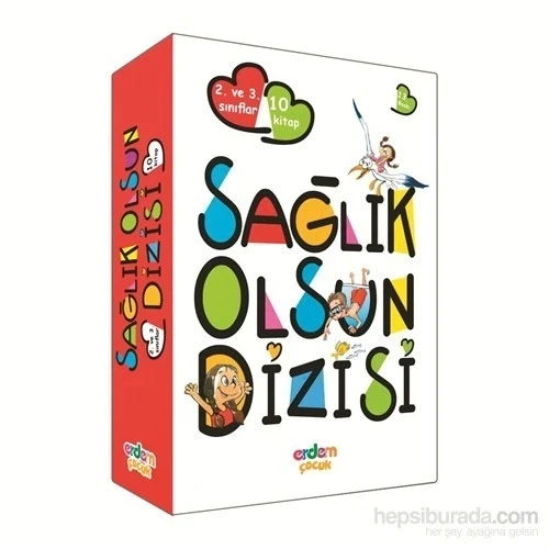 SAĞLIK OLSUN DİZİSİ   2-3.SINIF 10 KİTAP   ERDEM