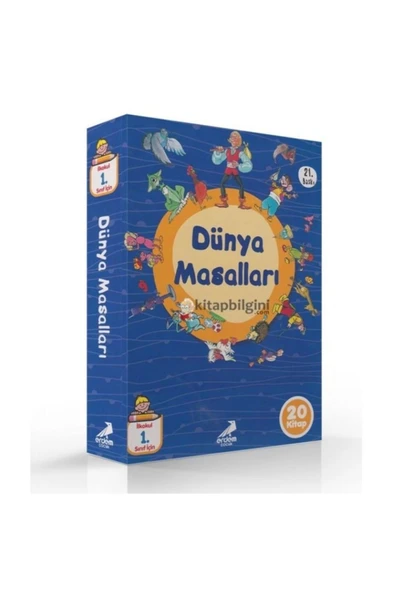 1.sınıf Dünya Masalları 20 Kitap Set Erdem - 2