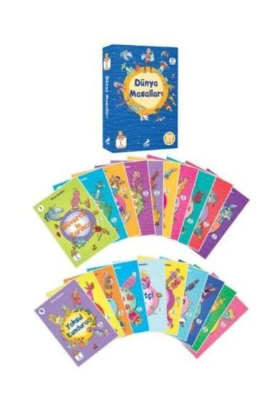 1.sınıf Dünya Masalları 20 Kitap Set Erdem - 3