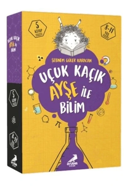 UÇUK KAÇIK AYŞE İLE BİLİM 5 KİTAP SET 8-11 YAŞ  ERDEM YAYIN