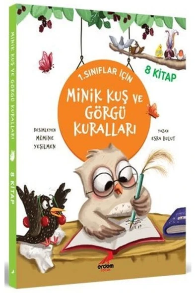 1.SINIF MİNİK KUŞ VE GÖRGÜ KURALLARI 8 KİTAP SET ERDEM ÇOCUK