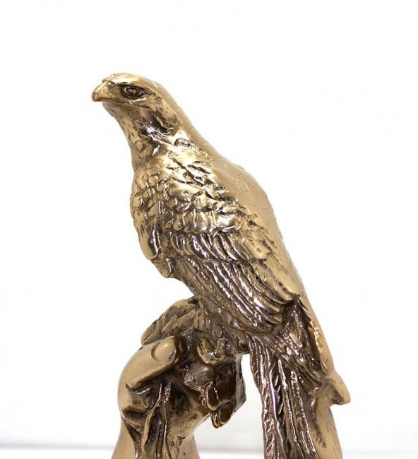 Pirinç Kartal Biblosu Dekoratif Hediyelik - 2