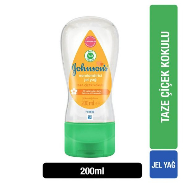 Johnson's Baby Nemlendirici Jel Yağ Taze Çiçek Kokulu 200 ml - 2