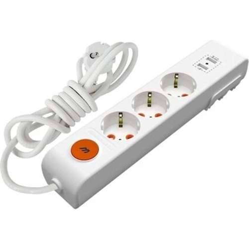 Mutlusan 2 Metre Üçlü USB' Li Anahtarlı Topraklı Grup Priz -001 175 350002 05 00 ürün görseli 1