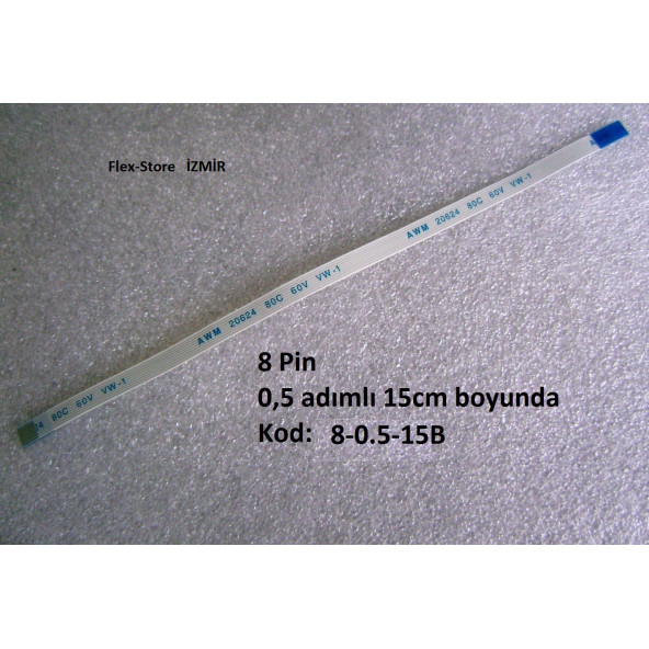 ASUS  X543BA X543MA X543NA X543UA X543UB F550LA F550LAV F550LB F550LC F550MD F550MJ F550VL F550WA F550WE Touchpad Flex Kablosu 8-0.5-15B