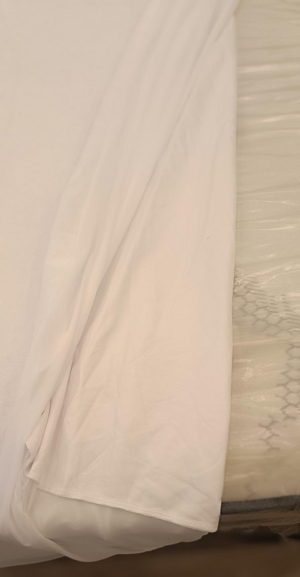 ALEZ Fitted 90169 Yatak koruyucu Sıvı Geçirmez 90x190 Model Terletme El Yapı - 2