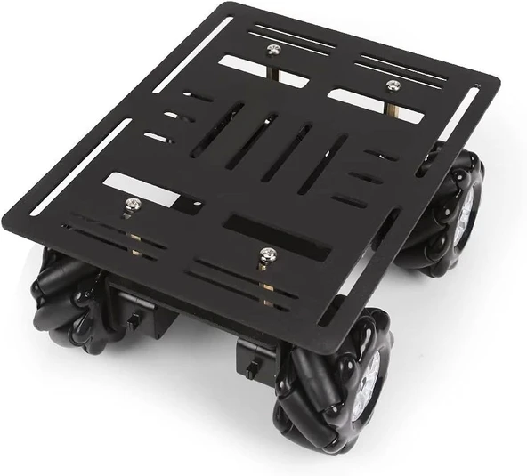 LewanSoul Mecanum Şasi Araç Kiti - Alüminyum Alaşımlı Çerçeve - 2