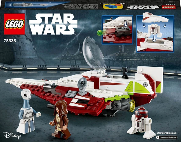 LEGO-75333 Star Wars™ Obi-Wan Kenobi’nin Jedi Starfighter’ı - Resim 8